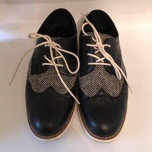 Cole Haan ZERØGRAND Wingtip Oxford Tweed Leather